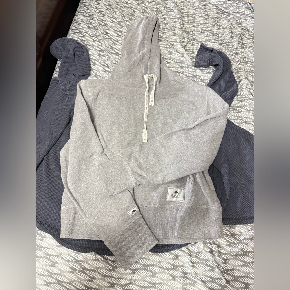 Roots Heather Gray Hoodie